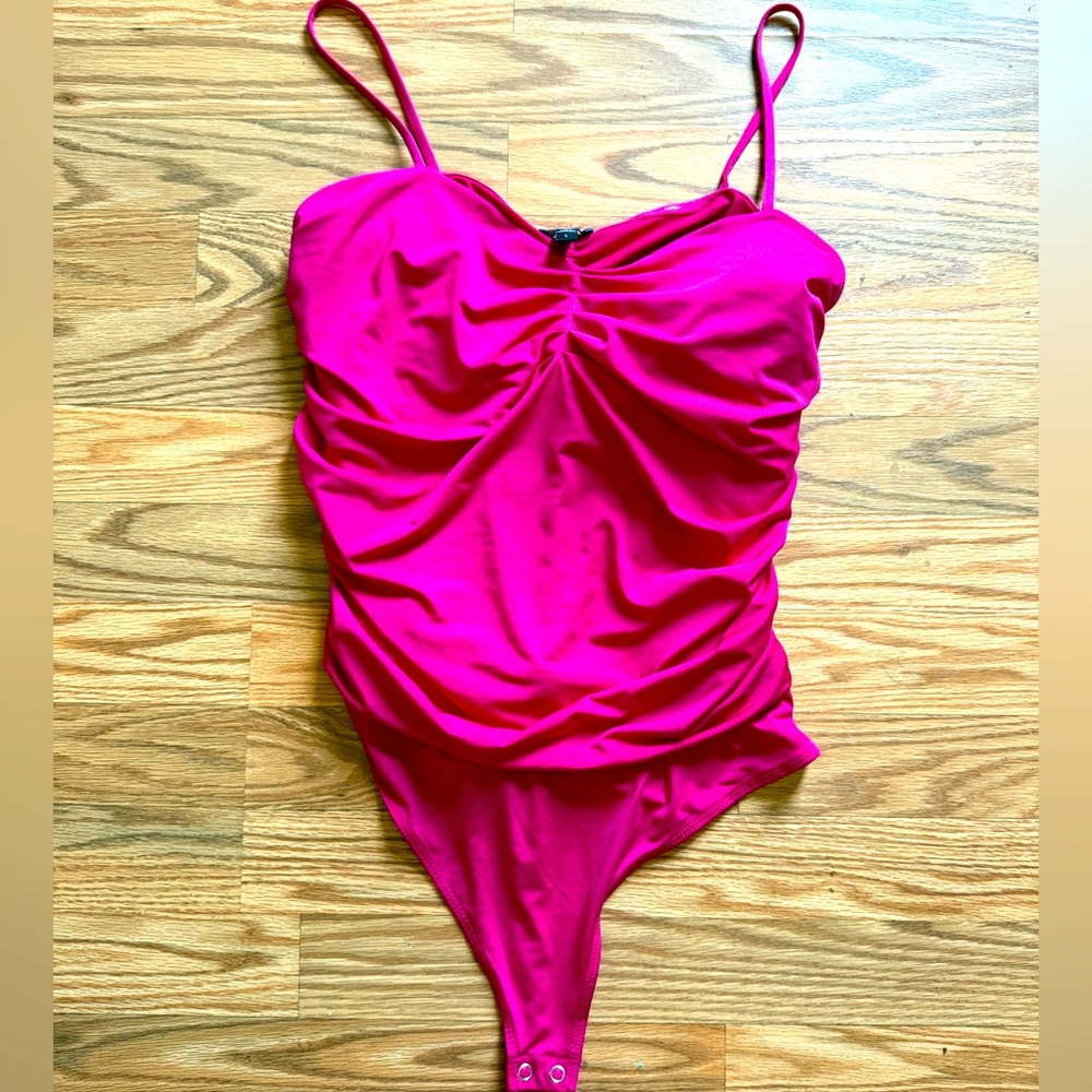 Express Contour Ruched Bodysuit